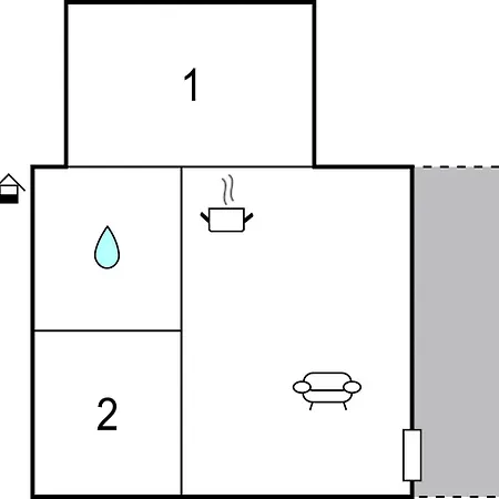 アパート 2 Bedroom Gorgeous In Mouzaki